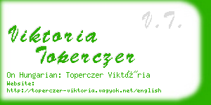 viktoria toperczer business card